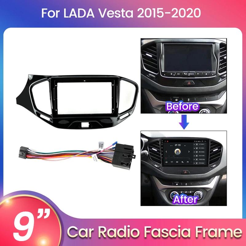 LADA Vesta 2015-2020  9 ġ 2 Din ڵ   , GPS ׺̼ DVD  Ƽ̵ ȣƮ  